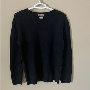 Jack & Jones Men's Blue Crewneck Knit Cotton Jumper Sweater Grandpa Fisherman L